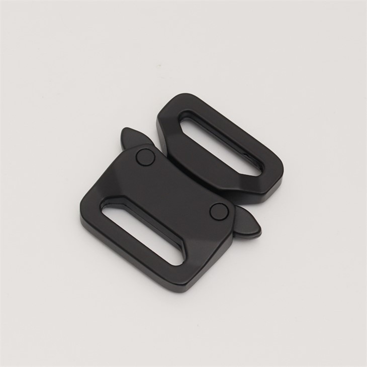 Fibbia tattica con fibbia a scatto in lega ecologica con fibbia a sgancio laterale in metallo